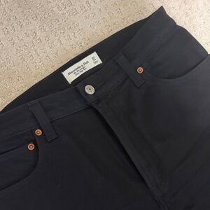 Abercrombie & Fitch 90s Straight Black Jeans